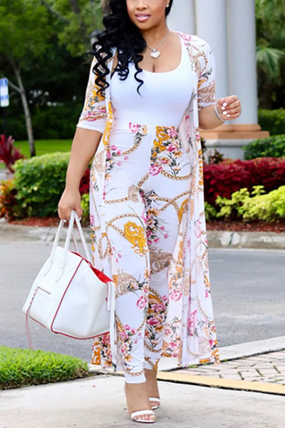 Hoochie Couture Purple Print Cardigan & Trouser Set – Statement Style for the Bold & Beautiful Hoochie Couture Boutique