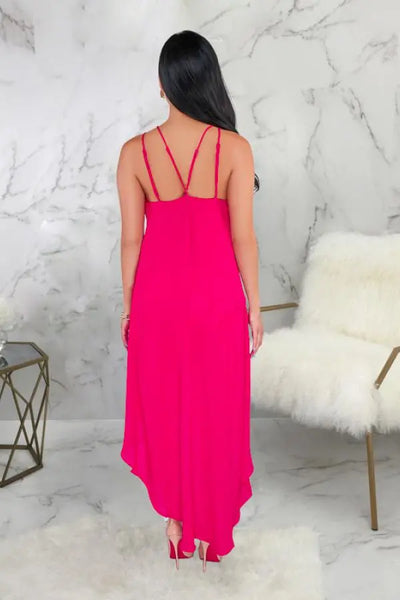 Hoochie Couture White Asymmetrical O-Neck Maxi Dress – Sleek, Sculpted, & Statement-Making Hoochie Couture Boutique