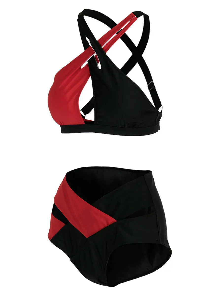 Hoochie Couture Black & White Hollowed-Out Backless Swimsuit – Sexy One-Piece Statement Swimwear Hoochie Couture Boutique
