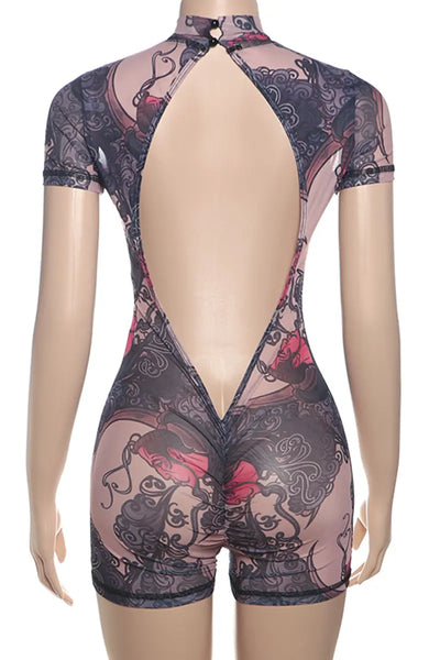 Hoochie Couture Red Hot Romper – Backless & Built to Break Necks Hoochie Couture Boutique