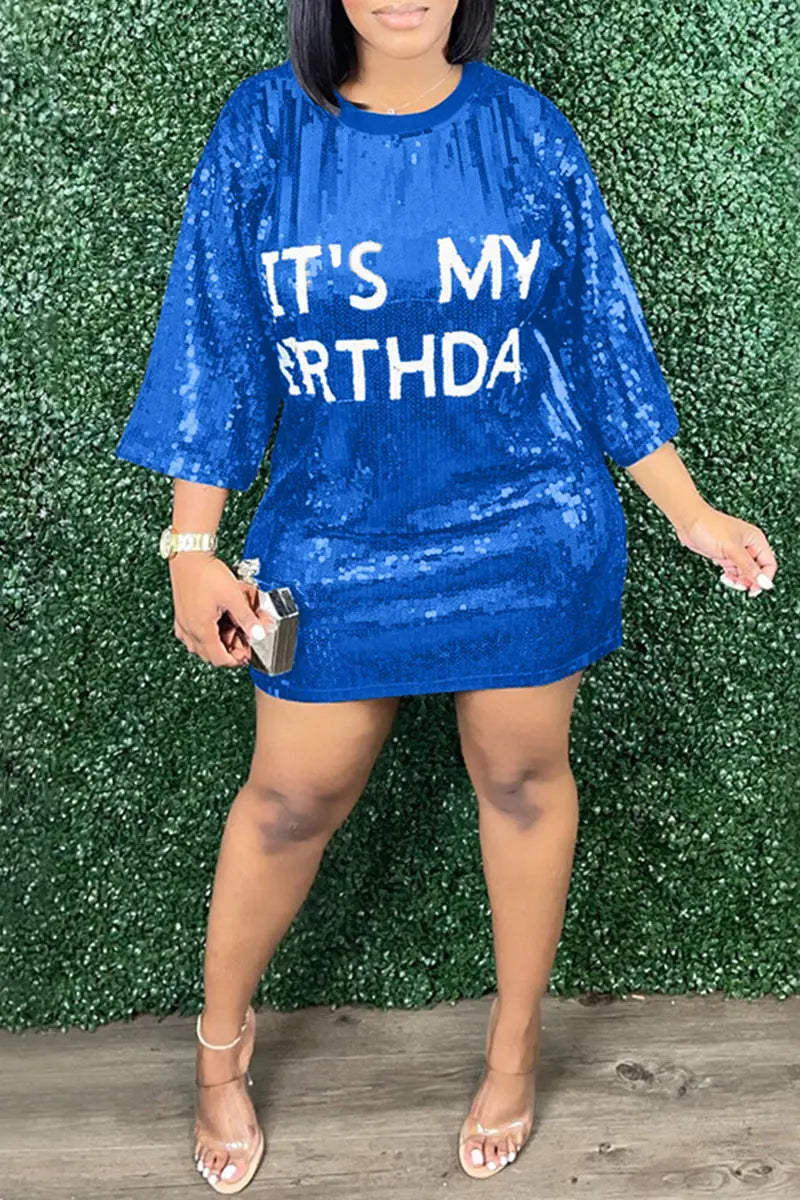 Hoochie Couture Letter Sequin A-Line Dress – Bold Sparkle Meets Effortless Cool Hoochie Couture Boutique