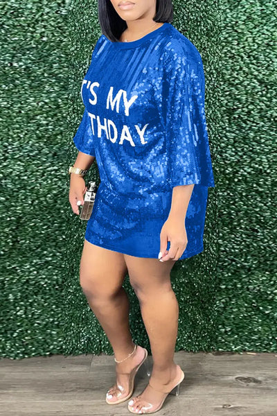 Hoochie Couture Letter Sequin A-Line Dress – Bold Sparkle Meets Effortless Cool Hoochie Couture Boutique
