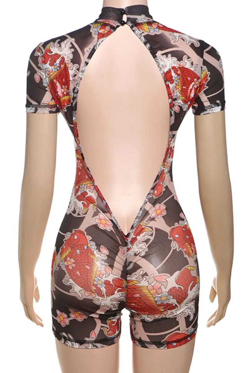 Hoochie Couture Red Hot Romper – Backless & Built to Break Necks Hoochie Couture Boutique