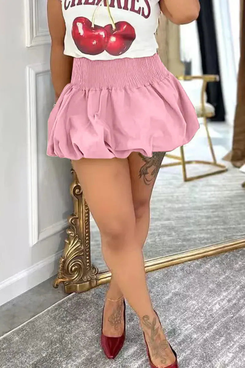 Hoochie Couture High-Waist Patchwork Flare Skirt Hoochie Couture Boutique