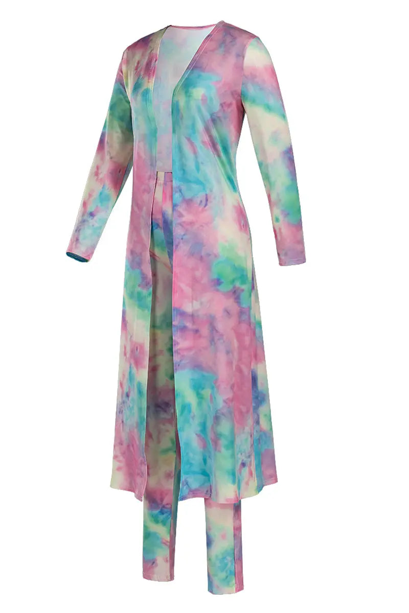 Hoochie Couture Purple Print Cardigan & Trouser Set – Statement Style for the Bold & Beautiful Hoochie Couture Boutique