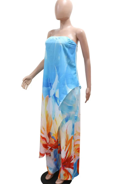 Hoochie Couture Ocean Muse Two-Piece Set – Strapless, Backless, Unforgettable Hoochie Couture Boutique