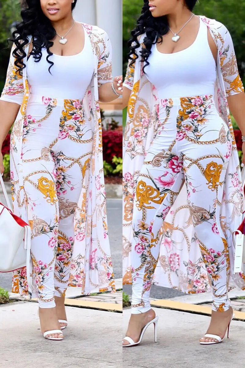 Hoochie Couture Purple Print Cardigan & Trouser Set – Statement Style for the Bold & Beautiful Hoochie Couture Boutique
