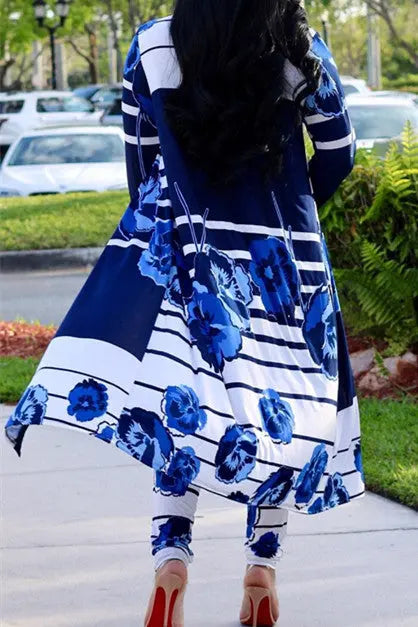 Hoochie Couture Purple Print Cardigan & Trouser Set – Statement Style for the Bold & Beautiful Hoochie Couture Boutique