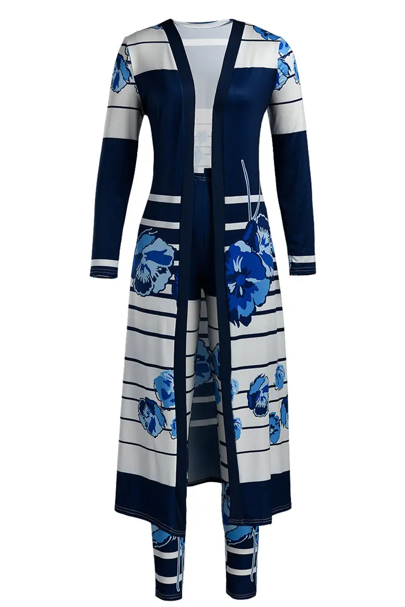 Hoochie Couture Purple Print Cardigan & Trouser Set – Statement Style for the Bold & Beautiful Hoochie Couture Boutique