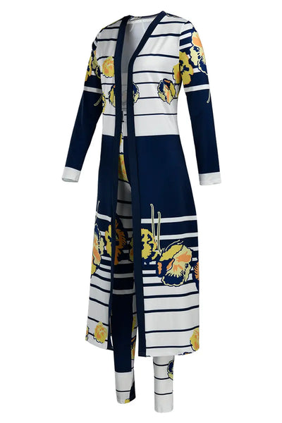 Hoochie Couture Purple Print Cardigan & Trouser Set – Statement Style for the Bold & Beautiful Hoochie Couture Boutique