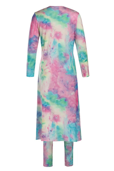 Hoochie Couture Purple Print Cardigan & Trouser Set – Statement Style for the Bold & Beautiful Hoochie Couture Boutique