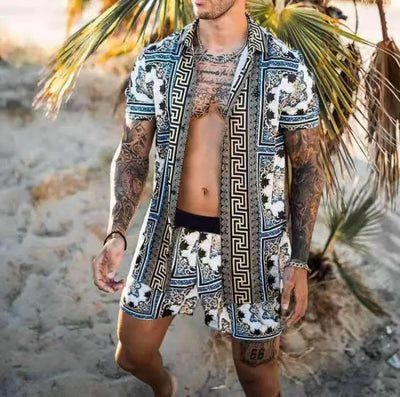 Hoochie Daddy Button-Up Short Set – Street Style Meets Summer Flex Hoochie Couture Boutique