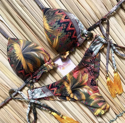 Hoochie Couture Push-Up Bikini Set – Beachside Sexy with Sporty Spice Vibe Hoochie Couture Boutique