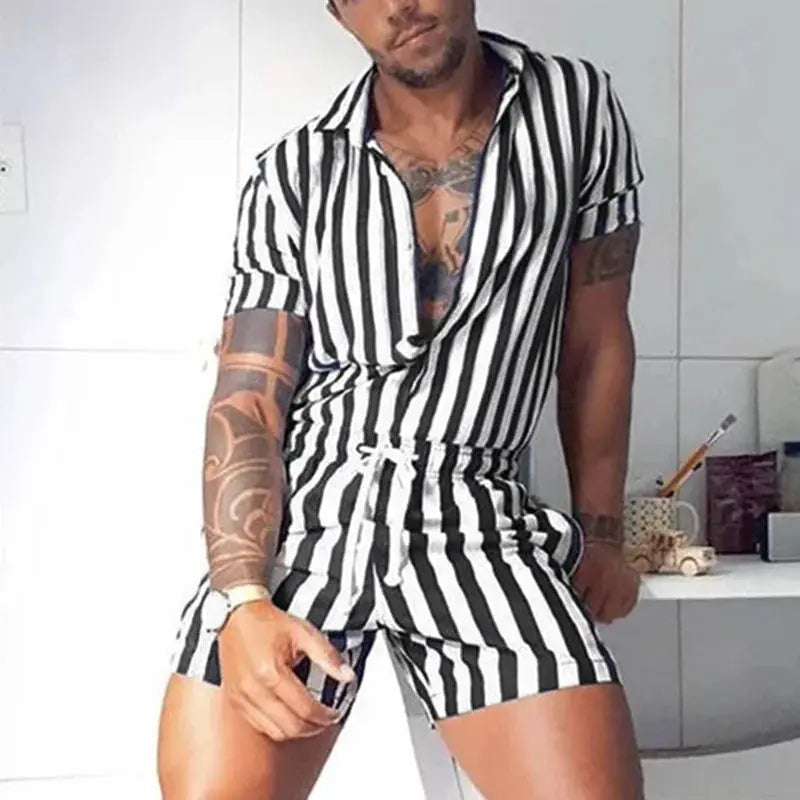 Hoochie Daddy Striped Romper – The Ultimate One-Piece Flex My Store