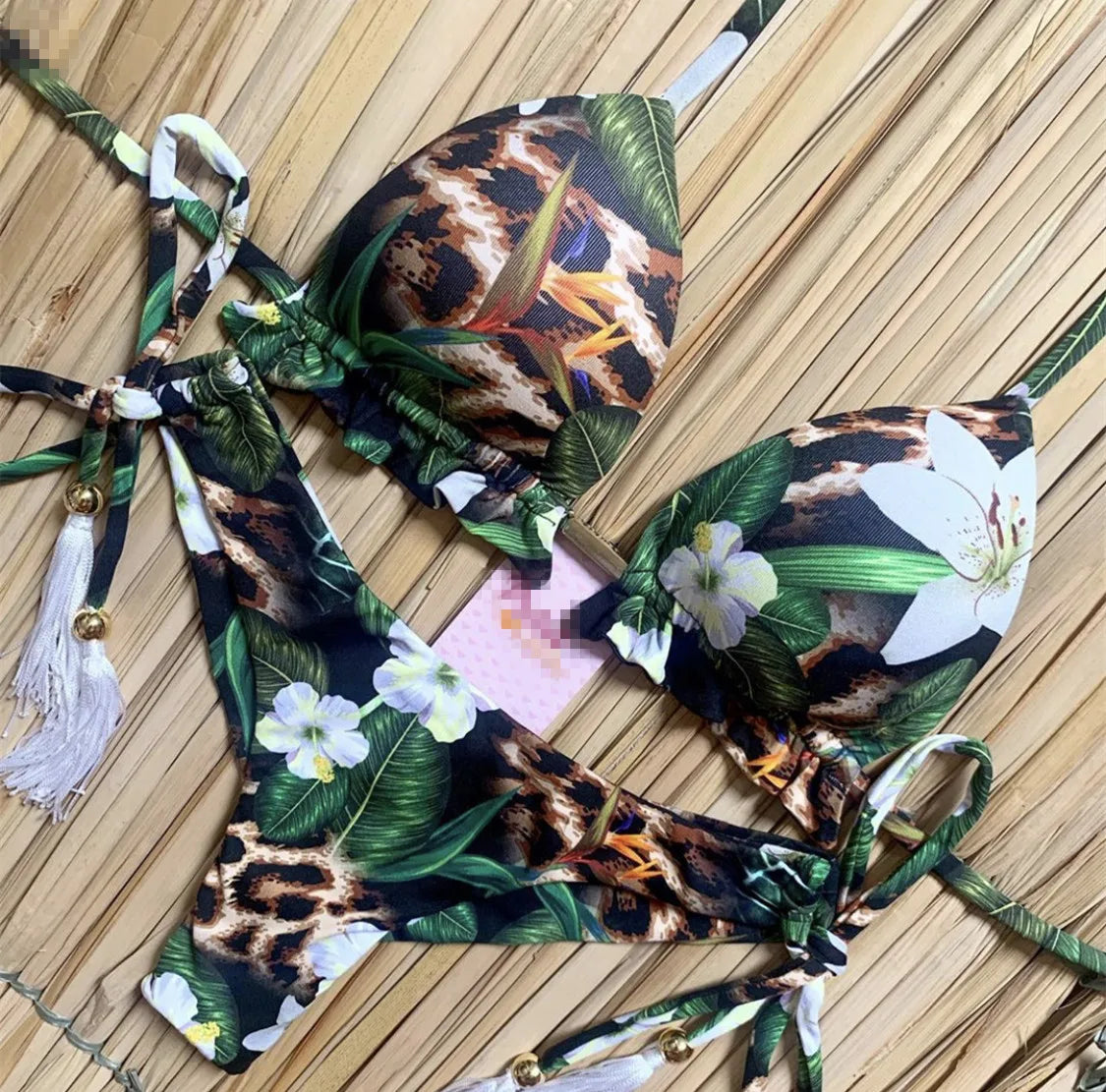 Hoochie Couture Push-Up Bikini Set – Beachside Sexy with Sporty Spice Vibes ☀️👙🔥