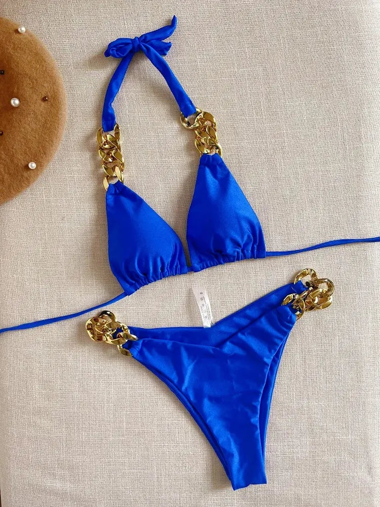 Hoochie Couture Brazilian Triangle Bikini – Minimal, Sexy & Beach-Ready Hoochie Couture Boutique