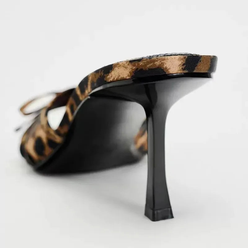 Hoochie Couture Leopard Print Bow Slippers – Fierce, Flirty & Fashion-Forward