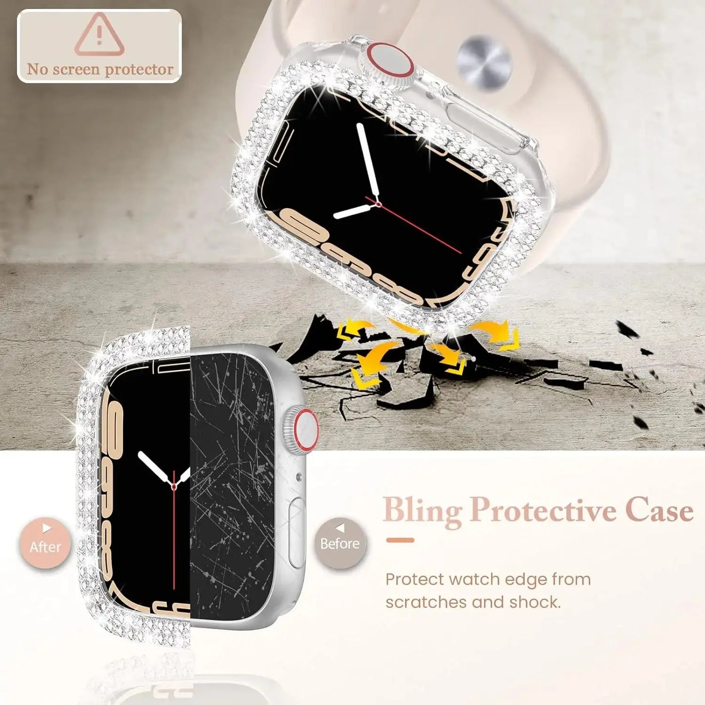 Hoochie Couture Bling Apple Watch Case – Sparkle, Shine & Protect Your Time Hoochie Couture Boutique