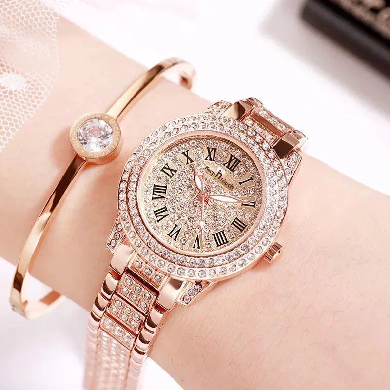 Hoochie Couture All-Star Women's Quartz Watch – Sparkle, Elegance & Everyday Luxury Hoochie Couture Boutique