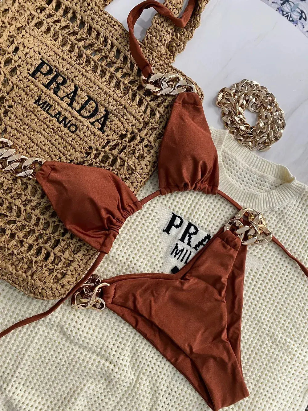 Hoochie Couture Brazilian Triangle Bikini – Minimal, Sexy & Beach-Ready Hoochie Couture Boutique