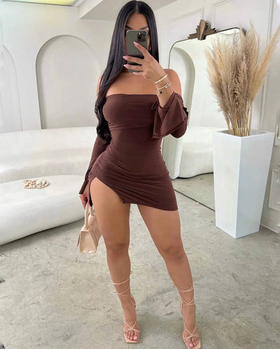 Hoochie Couture Strapless Backless Mini Dress – Sexy, Sleek & Made to Slay Hoochie Couture Boutique
