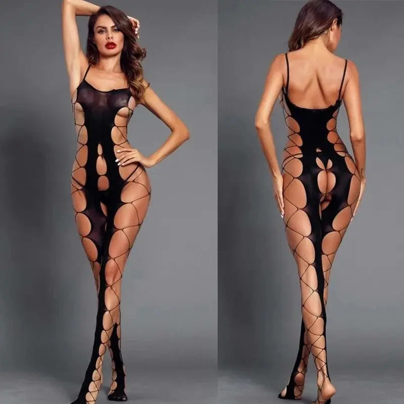 Hoochie Couture Crotchless Bodystocking – Bold, Sexy & Unforgettable Hoochie Couture Boutique