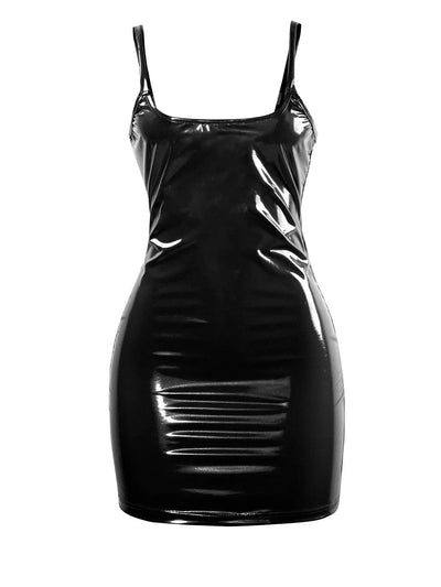 Hoochie Couture PU Leather Bodycon Mini Dress – Sleek, Sexy & Party-Ready Hoochie Couture Boutique