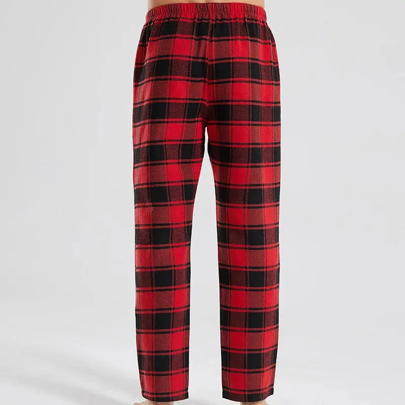 Hoochie Daddy Casual Checked Red Pajama Pants My Store