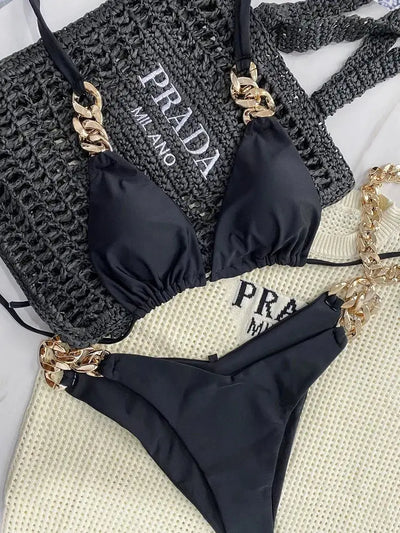 Hoochie Couture Brazilian Triangle Bikini – Minimal, Sexy & Beach-Ready Hoochie Couture Boutique