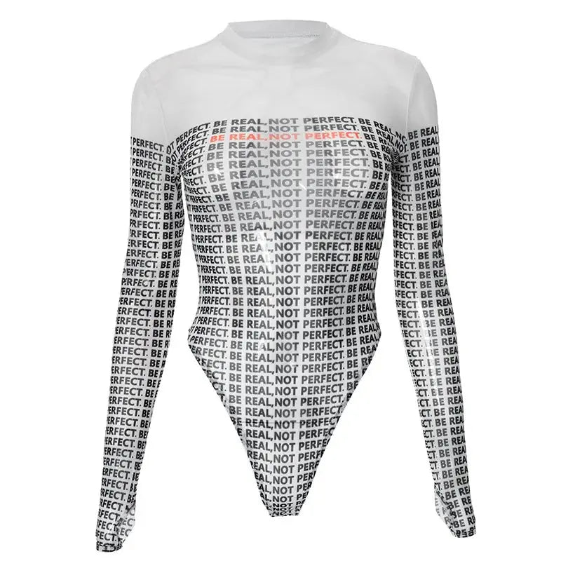 Hoochie Couture Newspaper Mesh Bodysuit – Bold, Edgy & Unapologetically Hot Hoochie Couture Boutique