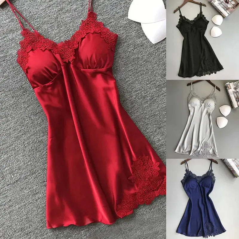 Hoochie Couture Silk Satin Nightdress – Luxurious Comfort with a Sexy Edge 💋✨ Hoochie Couture Boutique