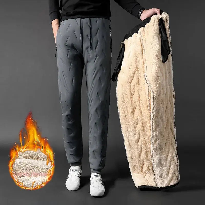 Hoochie Daddy Men’s Plush Fleece Thermal Trousers – Ultimate Winter Warmth & Style My Store