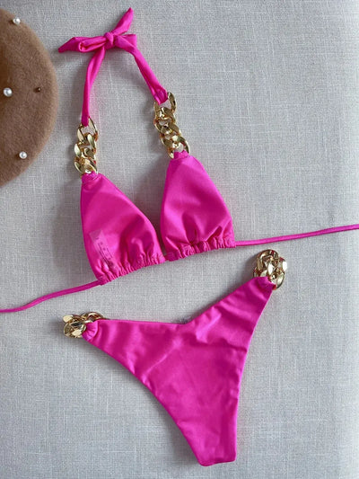 Hoochie Couture Brazilian Triangle Bikini – Minimal, Sexy & Beach-Ready Hoochie Couture Boutique