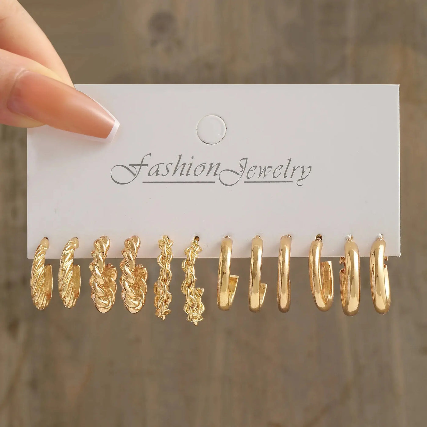 Hoochie Couture 24-Pair Gold Earring Set – Boho, Vintage & Everyday Chic Hoochie Couture Boutique