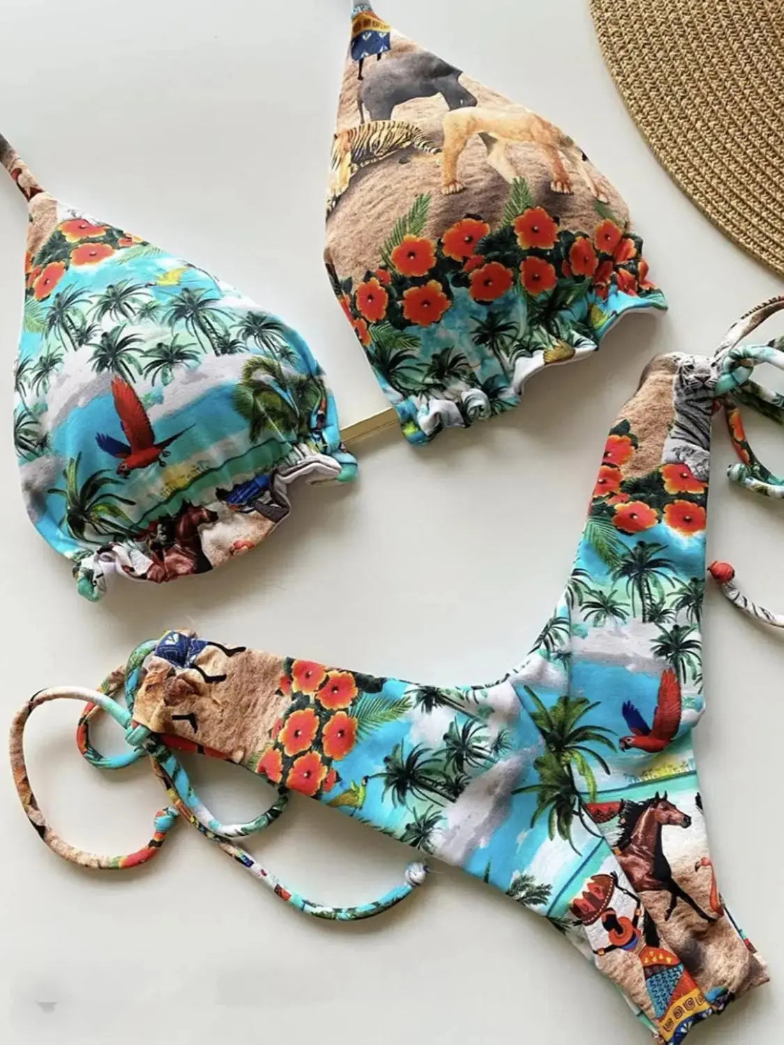 Hoochie Couture Push-Up Bikini Set – Beachside Sexy with Sporty Spice Vibe Hoochie Couture Boutique