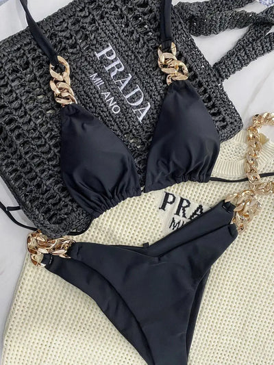 Hoochie Couture Brazilian Triangle Bikini – Minimal, Sexy & Beach-Ready Hoochie Couture Boutique