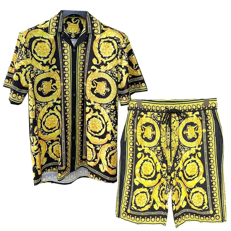Hoochie Daddy Retro Print Two-Piece Set – Bold, Breezy, and Built for Summer Hoochie Couture Boutique