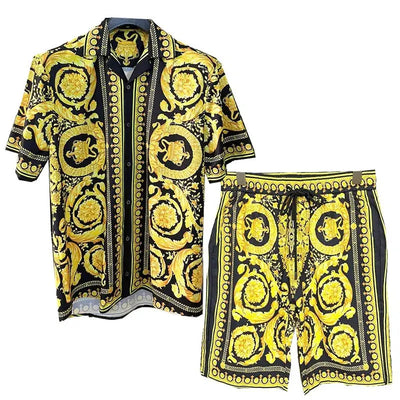 Hoochie Daddy Retro Print Two-Piece Set – Bold, Breezy, and Built for Summer Hoochie Couture Boutique