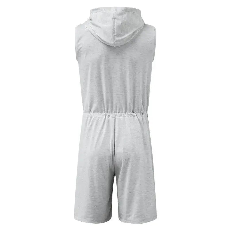 Hoochie Daddy Sleeveless Hooded Romper – The Ultimate Body-Hugging Flex My Store