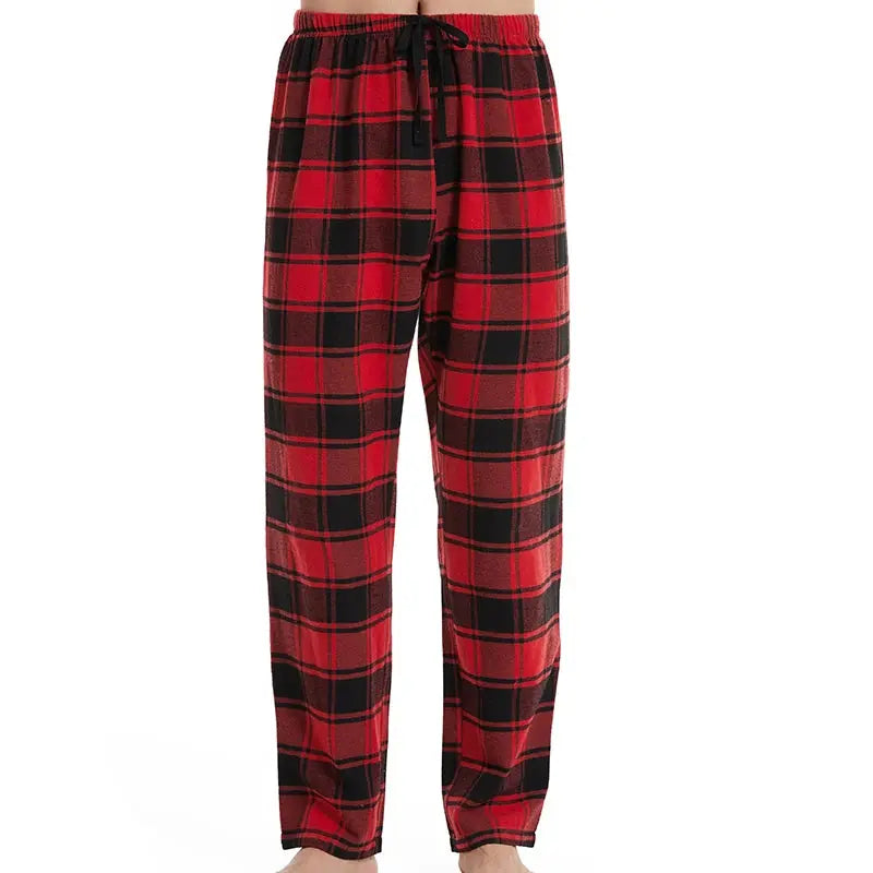 Hoochie Daddy Casual Checked Red Pajama Pants My Store