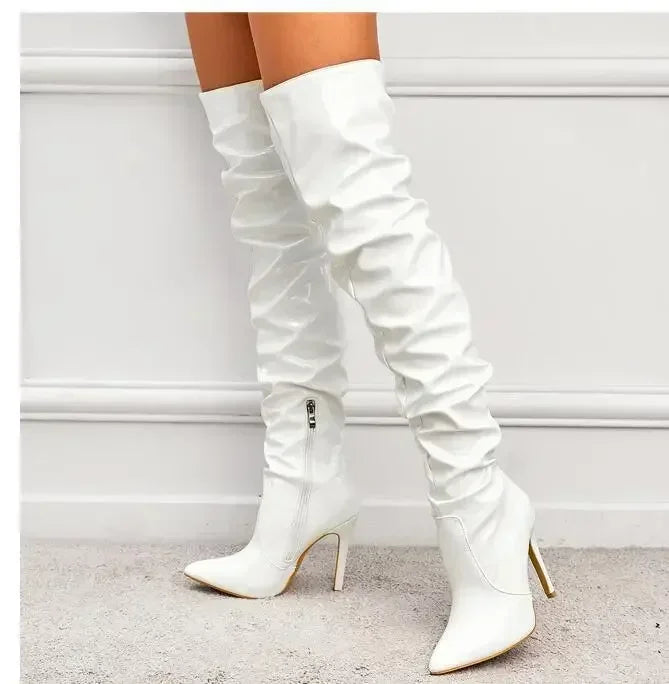 Hoochie Couture Over-the-Knee Boots – Fierce, Flirty & Sky-High