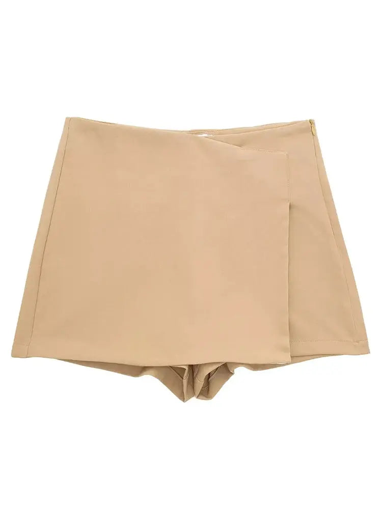 Hoochie Couture Asymmetrical Zipper Skort – Vintage Chic with a Modern Twist Hoochie Couture Boutique