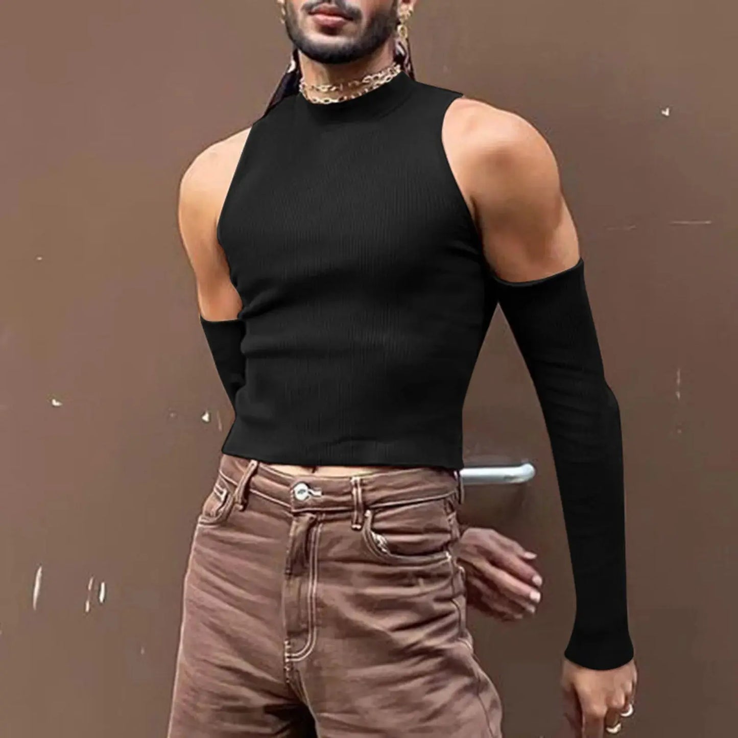 Hoochie Daddy Hollow-Out Off-Shoulder Turtleneck – Bold, Sexy & Streetwear Approved My Store