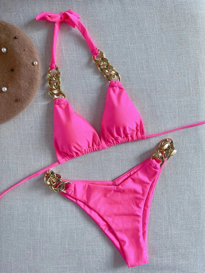 Hoochie Couture Brazilian Triangle Bikini – Minimal, Sexy & Beach-Ready Hoochie Couture Boutique