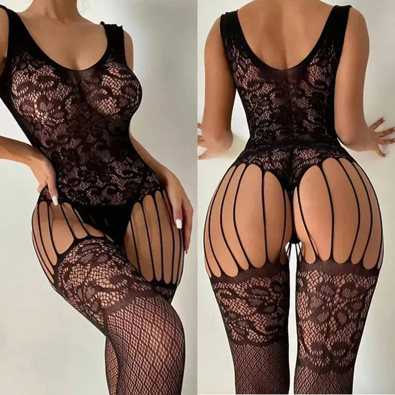 Hoochie Couture Crotchless Bodystocking – Bold, Sexy & Unforgettable Hoochie Couture Boutique