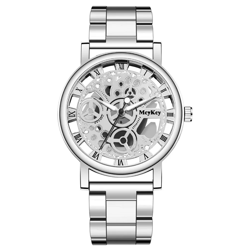 Hoochie Couture Hollow Skeleton Quartz Watch – Where Elegance Meets Edge