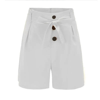 Hoochie Couture High-Waist Tie Shorts – Breezy, Chic & Beach-Ready Hoochie Couture Boutique