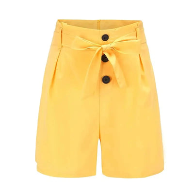 Hoochie Couture High-Waist Tie Shorts – Breezy, Chic & Beach-Ready Hoochie Couture Boutique