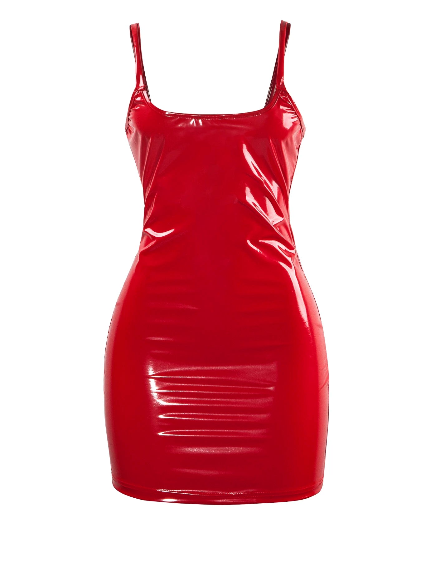 Hoochie Couture PU Leather Bodycon Mini Dress – Sleek, Sexy & Party-Ready