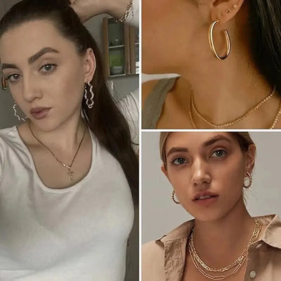 Hoochie Couture 24-Pair Gold Earring Set – Boho, Vintage & Everyday Chic Hoochie Couture Boutique